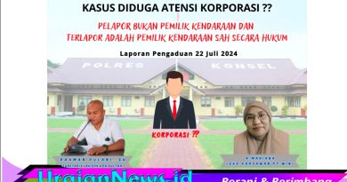Sehari Setelah Laporkan Owner PT. WIN,Pemilik Kendaraan Jadi Tersangka, Diduga Ada Atensi Korporasi Sebagai Pelapor