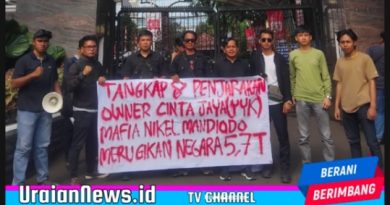 Kuasa Direktur Divonis Penjara, Pemilik Manfaat Masih Bebas?? Format Sultra Desak Kejagung Tetapkan Owner PT. Cinta Jaya Sebagai Tersangka Mafia Nikel Mandiodo