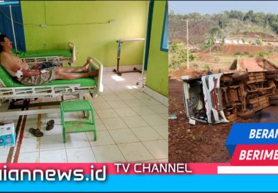 Kecelakaan Kerja Bus Karyawan PT Askon, Lima Orang Luka-Luka