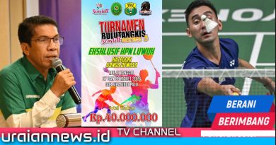 Dorong Olahraga, Ketua PN Luwuk Dapat Apresiasi PBSI Sulteng