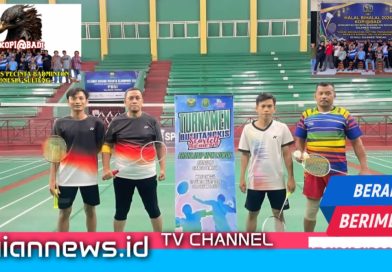 Antusiasme Tinggi, Komunitas Bulutangkis Inisiasi Ketua PN Luwuk Jadi Sorotan