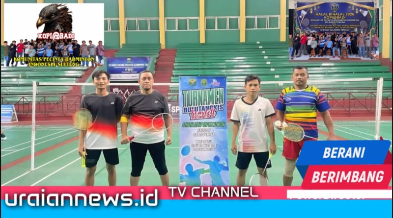 Antusiasme Tinggi, Komunitas Bulutangkis Inisiasi Ketua PN Luwuk Jadi Sorotan