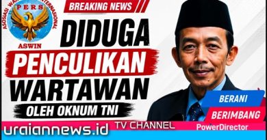 Diduga Terjadi Penculikan Wartawan oleh Oknum TNI, Ketua Dewan Pembina DPP ASWIN Desak Kapolda Sumut Usut Tuntas