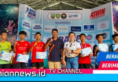 Ratusan Pelajar Meriahkan Race Run 5K ASWIN Cup 1 Rembang, Jadi Ajang Pencarian Bibit Atlet Atletik