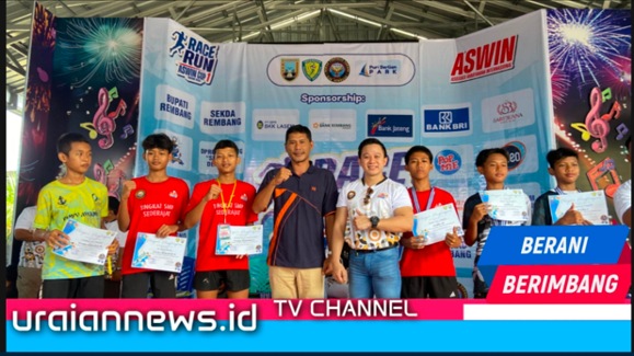 Ratusan Pelajar Meriahkan Race Run 5K ASWIN Cup 1 Rembang, Jadi Ajang Pencarian Bibit Atlet Atletik