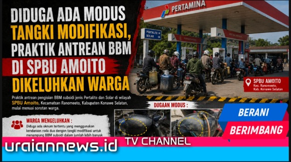 Diduga Ada Modus Tangki Modifikasi, Praktik Antrean BBM di SPBU Amoito Dikeluhkan Warga