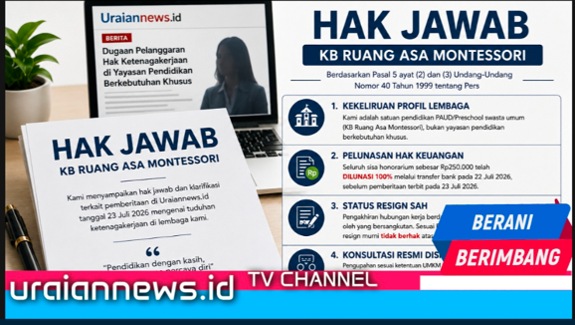 KB Ruang Asa Montessori Sampaikan Hak Jawab dan Klarifikasi atas Pemberitaan Terkait Ketenagakerjaan
