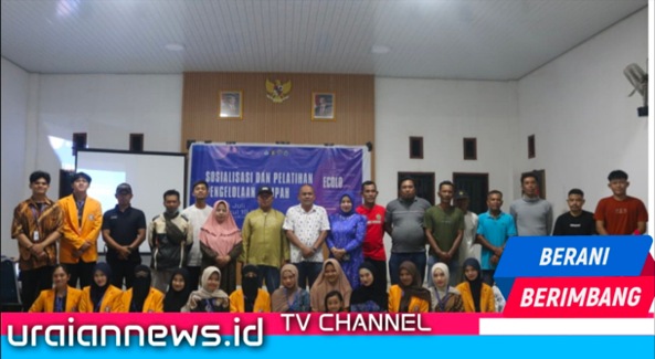 MAHASISWA KKN TEMATIK FMIPA UHO GELAR SOSIALISASI DAN PELATIHAN PENGELOLAAN SAMPAH DI DESA MOROSI